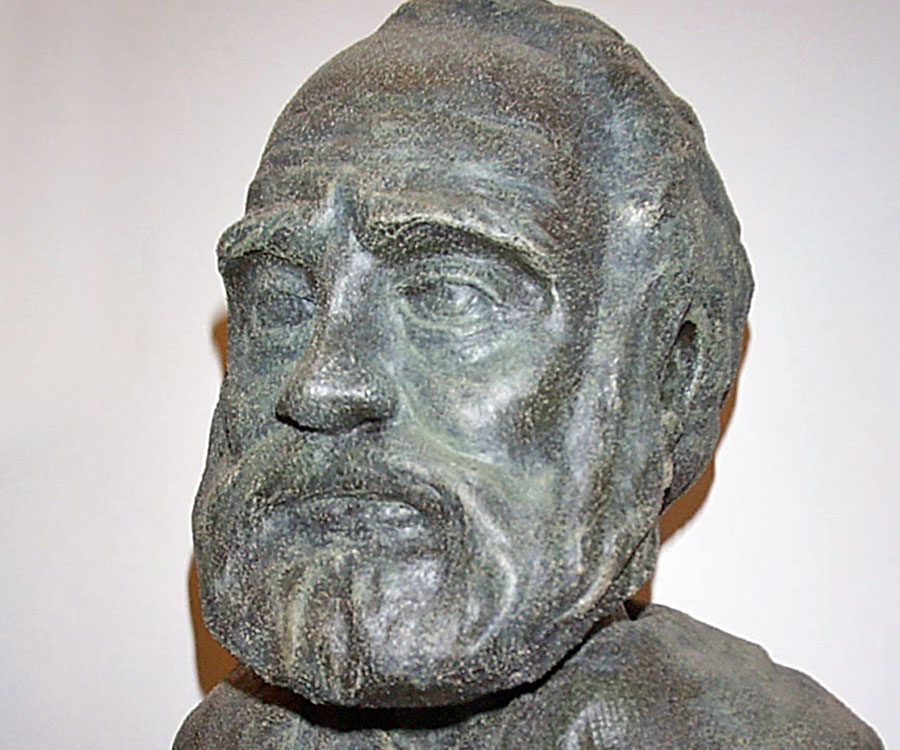 Old Man Bust
