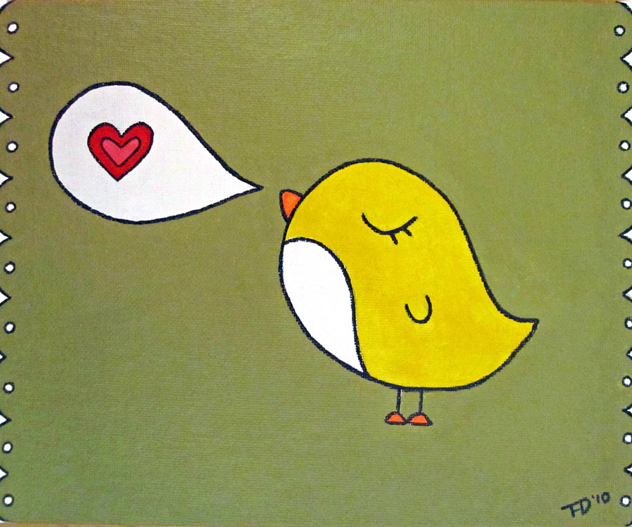 Heart Birdie