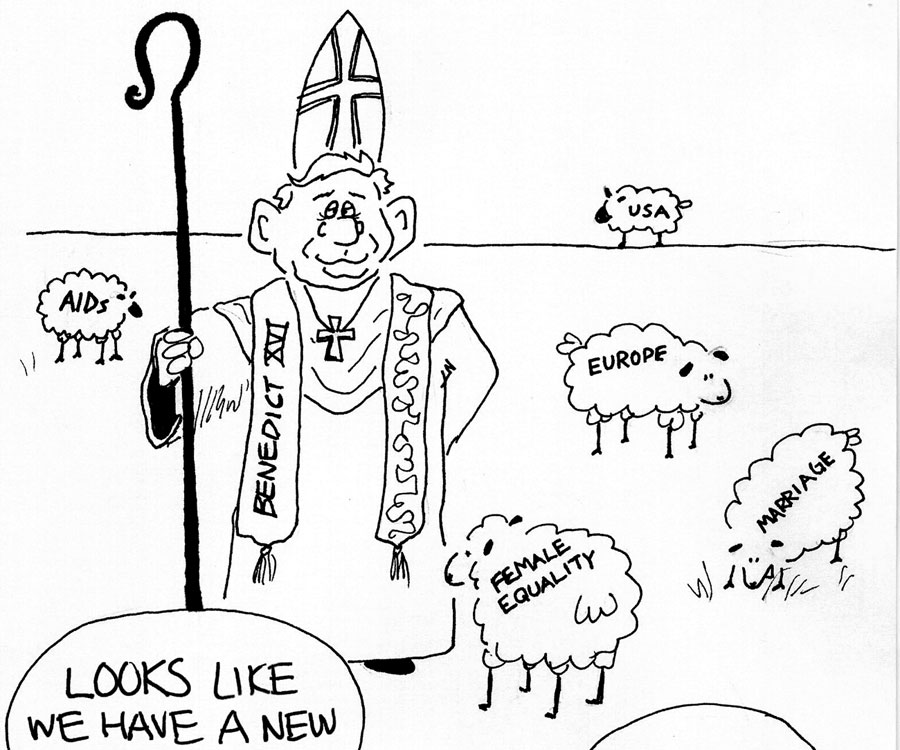 New Pope Editorial Cartoon