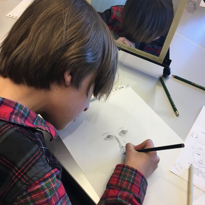 Self Portrait Student